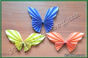 Как сделать бабочки из бумаги